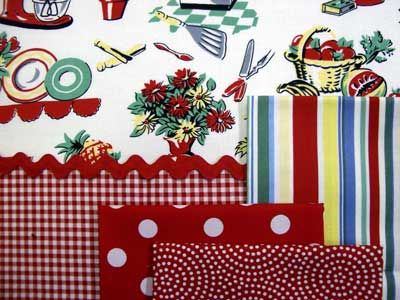 Michael Miller~RETRO 50s KITCHEN~Novelty Fabric /Yard  