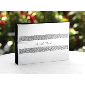 Bling Rhinstone Wedding Guest Book  