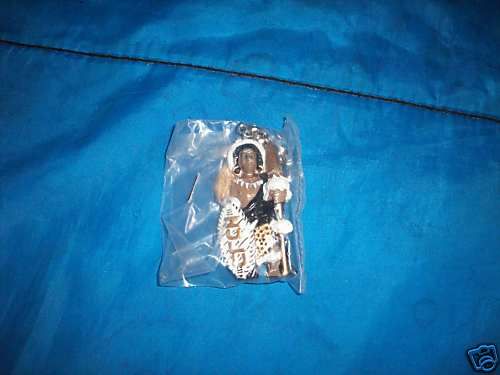 ZULU Warrior New Orleans Mardi Gras Parade 2 Keychain  