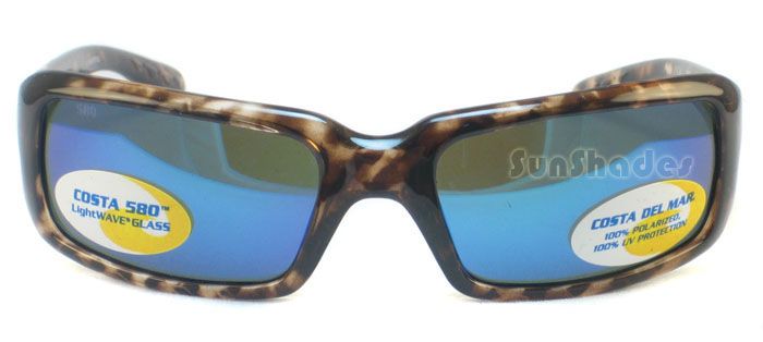 NEW COSTA DEL MAR SWITCHFOOT TORTOISE BLUE 580 SUNGLASS  