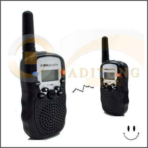 Auto Multi Channels 2 Way Radios Walkie Talkie T 388 New  