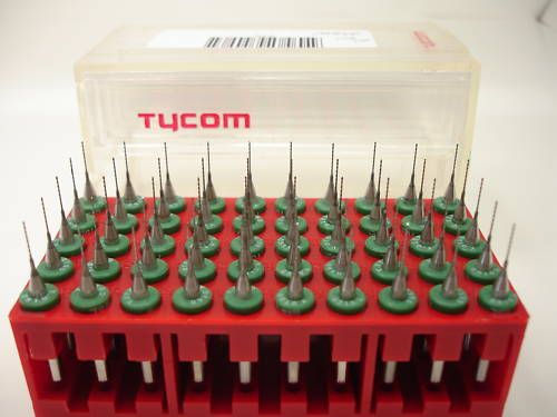 50 Tycom PCB CNC Drill Bits 0.0160 inch # 78  