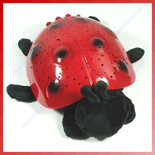 Amazing Night Star Sky Twilight Ladybug Projector Lamp  