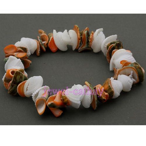 New Fashion Shell Beaded/ Strand Stretchy Bracelet TB77  