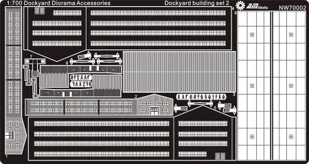 Alliance Model Works 1700 Dockyard Building Set 2 NW70002  