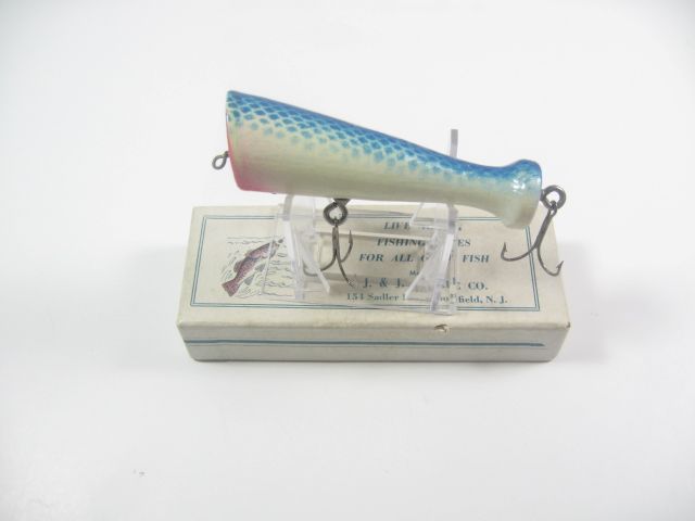 VINTAGE J&J NEW JERSEY SALTWATER SURF STRIPER FISHING LURE  