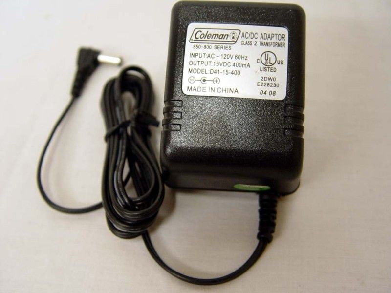 New Coleman AC/DC Class 2 Transformer Adaptor 120V 60Hz  