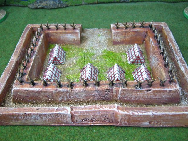 15mm DPS Painted Roman Marching Camp FF004  