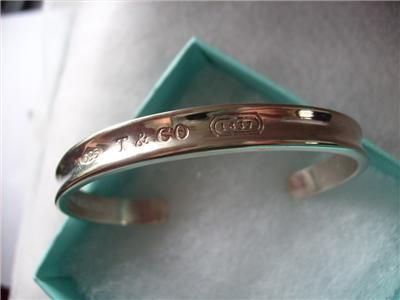 Tiffany & Co. Cuff 925 Sterling Silver Bracelet 1837  