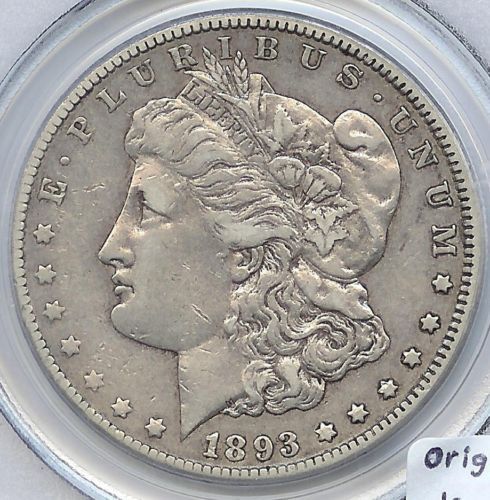 1893 CC Morgan Dollar PCGS XF 40 Original Key  