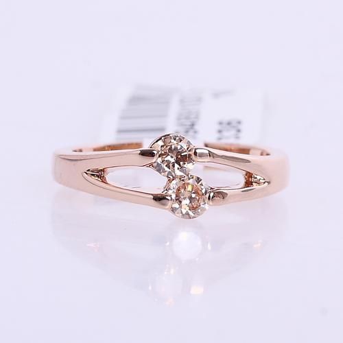 18kt Gold Plated Crystal Cute Ring  94891  