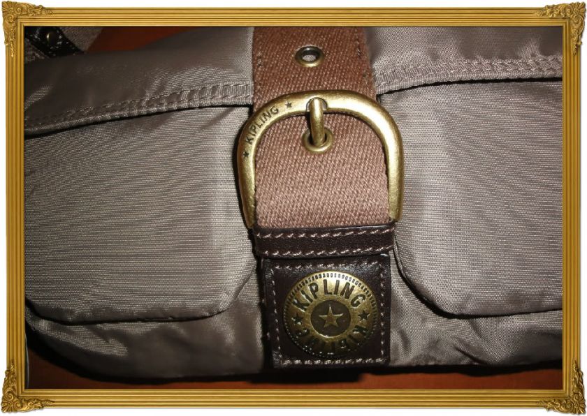 NWT*KIPLING*CITY BAG*ESTER*SHOULDER PURSE WARM TAUPE  