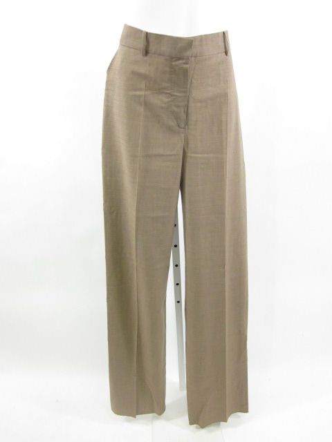 MAX MARA Beige Wool Straight Leg Pants Slacks Sz 10  