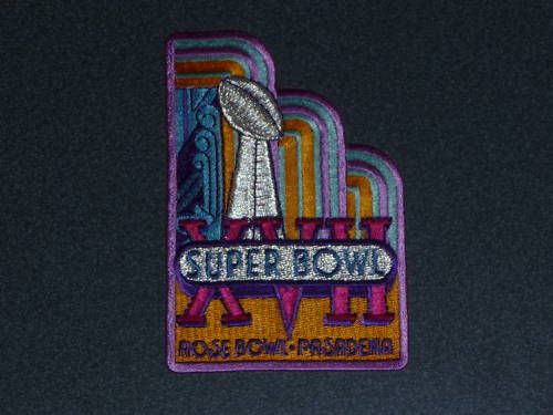 1983 SUPER BOWL XVII PATCH REDSKINS VS DOLPHINS  