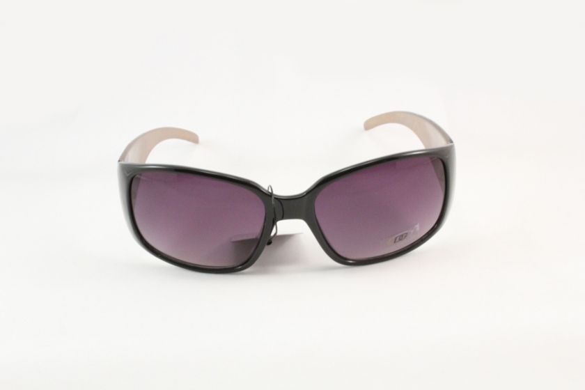 DG Model DG 239 07 Front Black Frames with Gold Lettering with Purple 