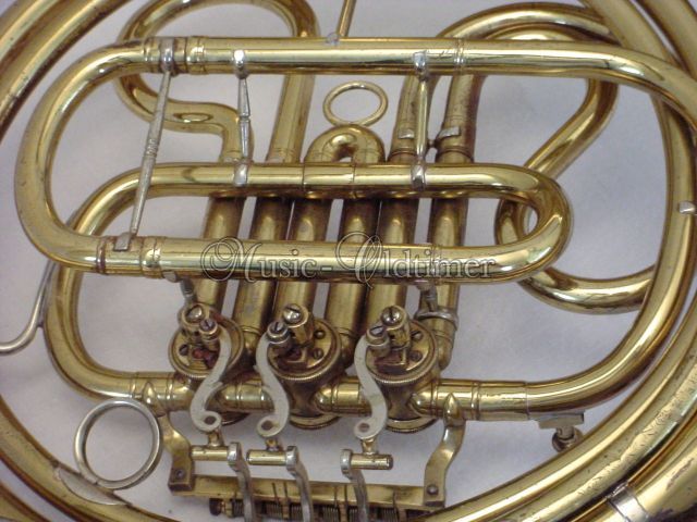 vintage Karl Wunderlich Klingenthal French Horn ** Music Oldtimer 