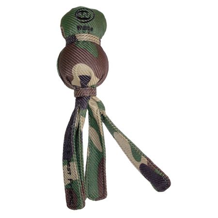 Kong Wee Wubba Warrior Squeaker Camo Dog Fetch Toy  