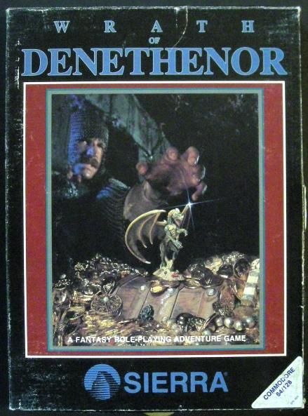 Wrath of Denethenor SIERRA 1983 +CIB+ Commodore 64  