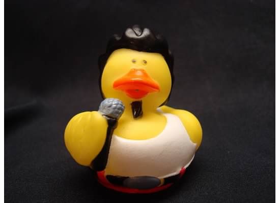 Lot of 4 ROCK STAR Music BAND DUCKS Guitar/drummer PARTY FAVOR  