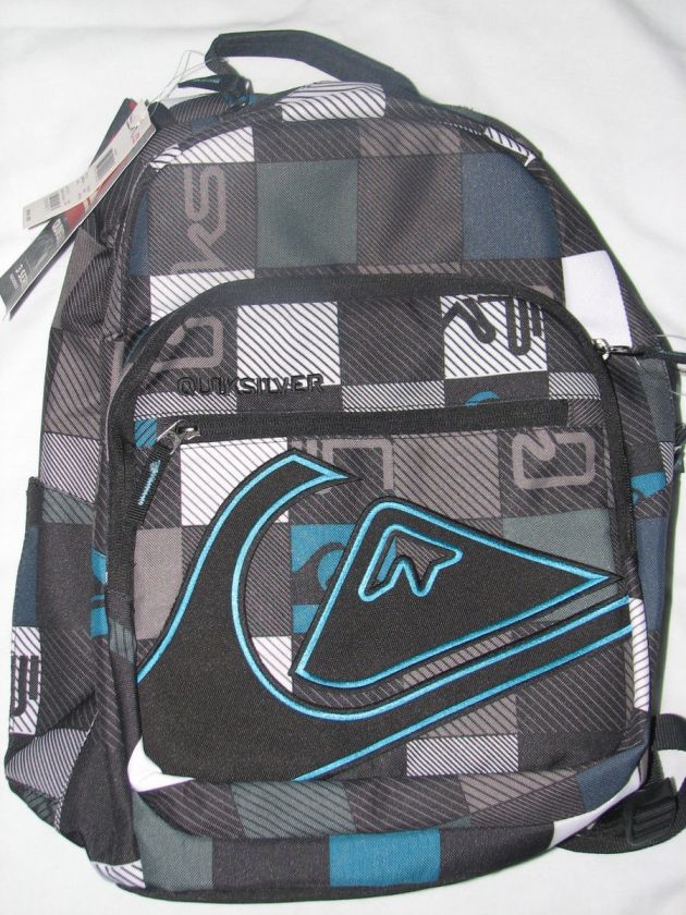 NEW QUIKSILVER BOYS 3 SERIES BREAKIN BACKPACK BLACK  