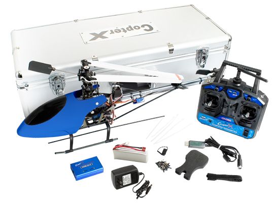 CopterX CX450ME 2.4GHz 6CH RTF w/ Aluminium Case & LCD screen display 