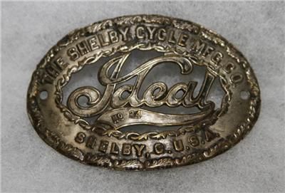   JDEAL SHELBY CYCLE RADIATOR GRILLE BADGE EMBLEM VINTAGE CAR  