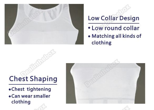 1pc Men Slimming Vest Shirt Corset Body Shaper Fatty  