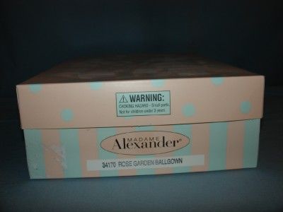 Retired Madame Alexander Ltd.10 ROSE GARDEN BALLROOM Cissette Doll 