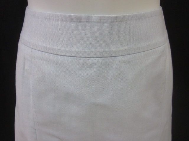 346 BROOKS BROTHERS Blue Pleated Stretch Skirt Sz 8  