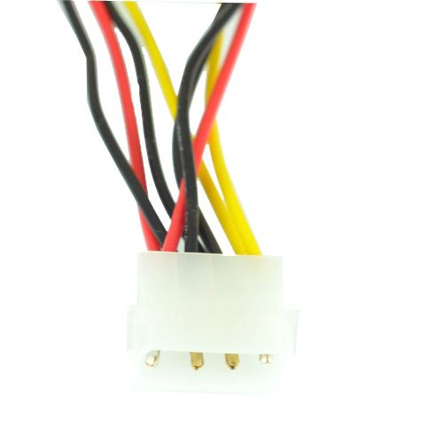 IDE to 2 Serial ATA SATA Hard Drive Power Adapter Cable  