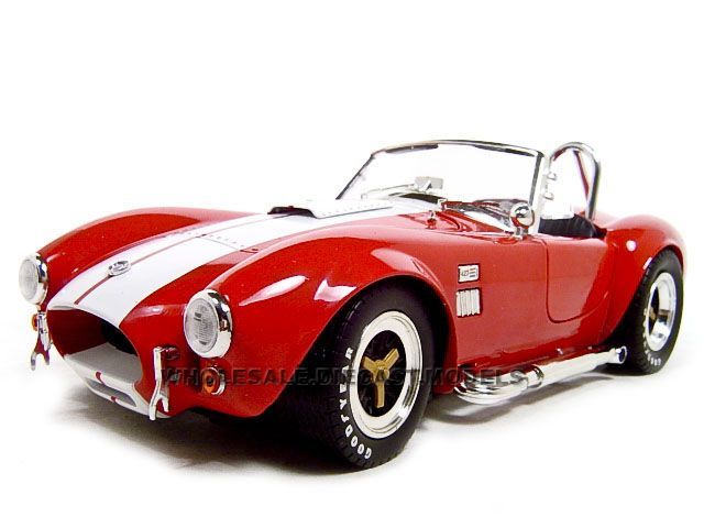 1965 SHELBY COBRA 427 S/C RED 118 SCALE DIECAST MODEL  