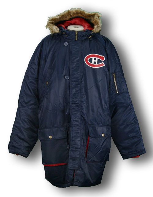 MONTREAL CANADIENS MITCHELL NESS PARKA JACKET sz 4XL 60  