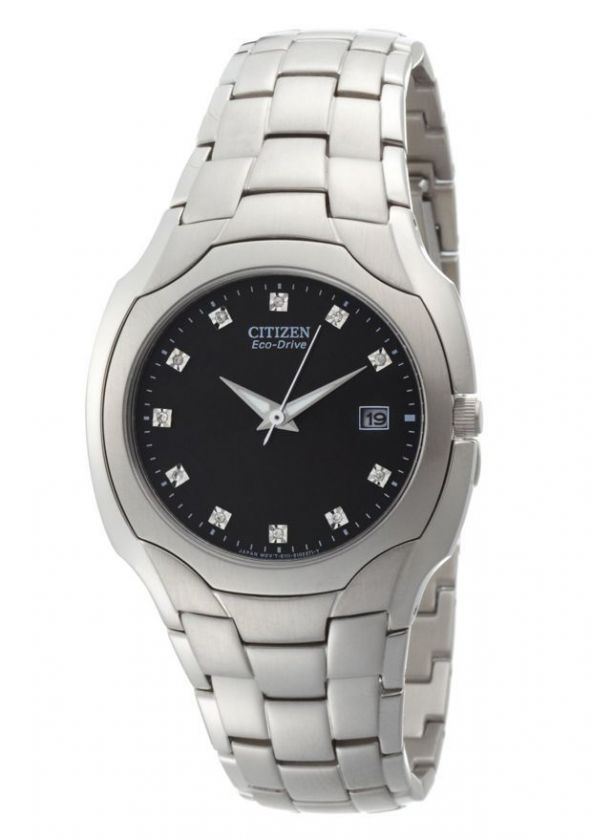 NEW Citizen BM6010 55G Eco Drive Diamond Dial SS Band  