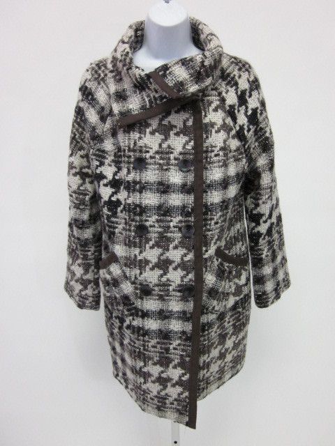 NWT TRACY REESE Brown Textured Jacket Coat Sz P $599  