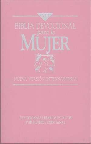 Spanish NVI Womens Devotional Bible Pink Imitation 9780829723939 