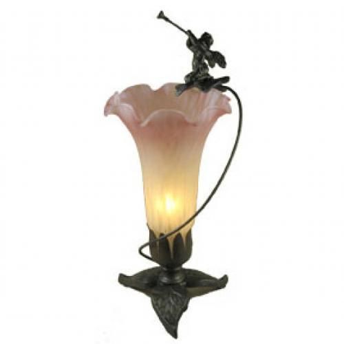 GORGEOUS FLYING CHERUB, TULIP SHADE LAMP 621  