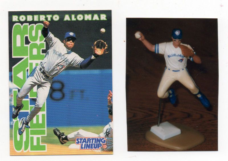 ROBERTO ALOMAR / BLUE JAYS 1996 Opened SLU Figure wCard  