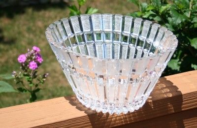 ELEGANT RUSSIAN CUT LEAD CRYSTAL OVAL BOWL   11  