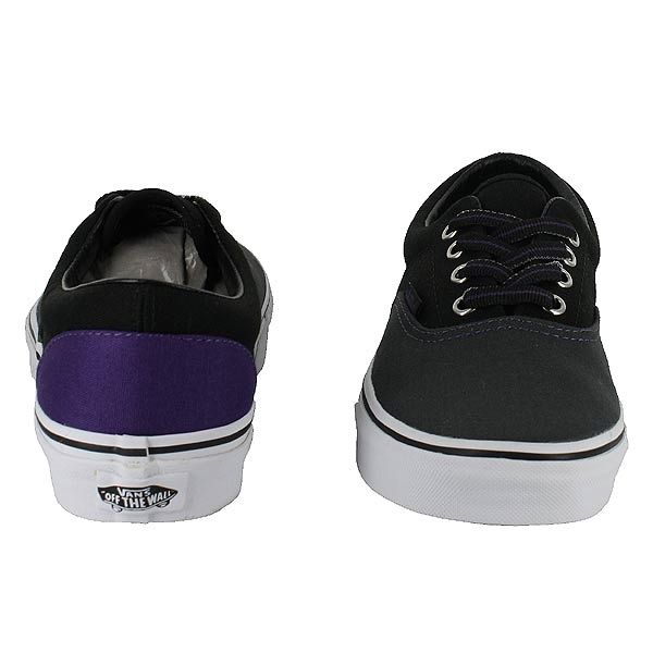 VANS ERA TRI TONE CANVAS SHADOW BLACK PURPLE MENS US SIZE 9.5, UK 8.5 