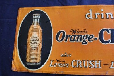 ORANGE CRUSH SIGN EARLY WARDS VERSION SEZ LEMON AND LIME TOO NOT 