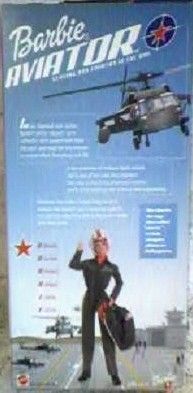 Beautiful Blonde Barbie Aviator AAFES Doll 2001  