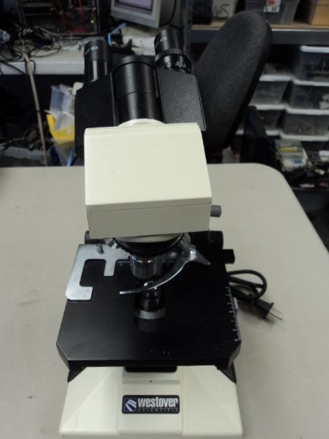 WESTOVER/FISHER MC 2205 W/ OBJECTIVE STEREO MICROSCOPE  