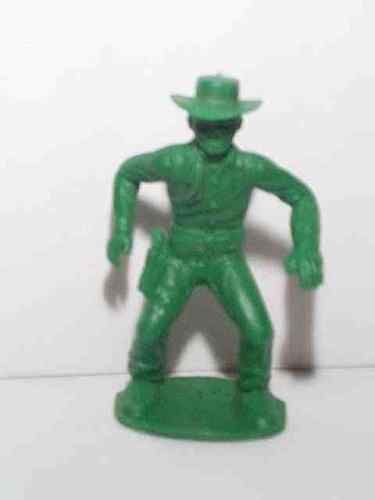 MARX 1950S WESTERN 2 INCH COWBOY GUNSLINGER DRAWING G  