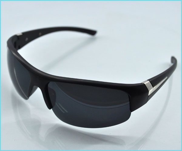 New Cool Men Black Frame Gray lens Outdoor Sport Fashion UV400 