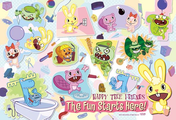 Ensky Jigsaw Puzzle 300 532 Happy Tree Friends (300 Pieces)  