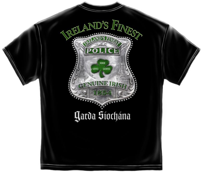 Police T Shirt Irelands Finest   