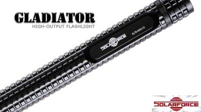 Solarforce Gladiator Professional Security 18650 Flashlight Host 