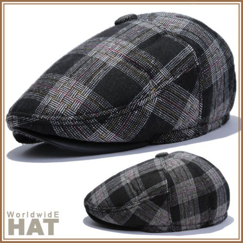 HQ SOFT & THICK Cabbie Cap ivy Hat Gatsby iv5146d  