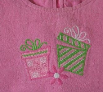 CHEZ AMI PATSY AIKEN Girl Pink Birthday Jumper Dress 2T  