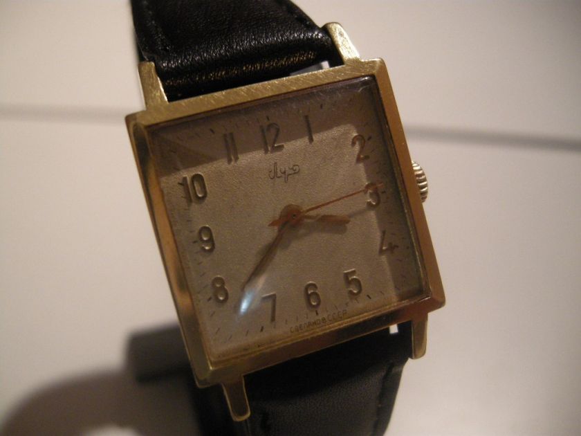 847) Old Soviet wristwatch LUCH 23J Au5  